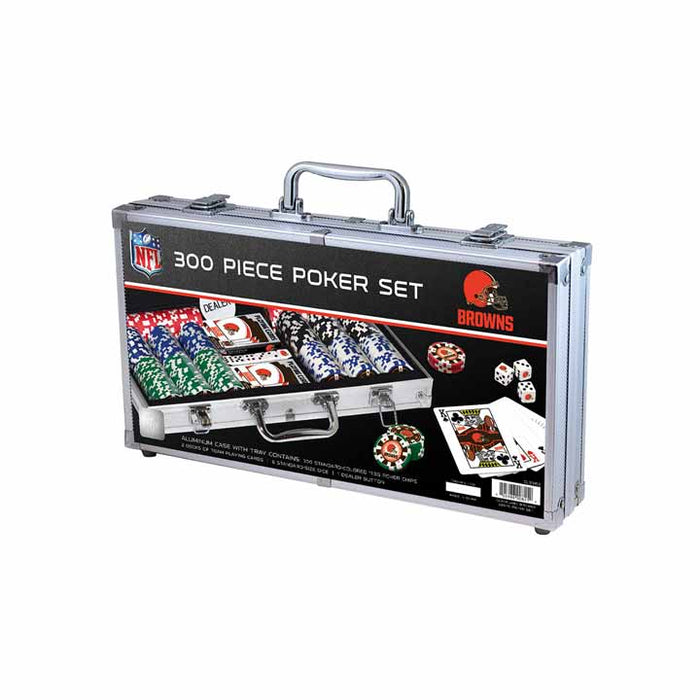 Cleveland Browns 300 Piece Poker Set