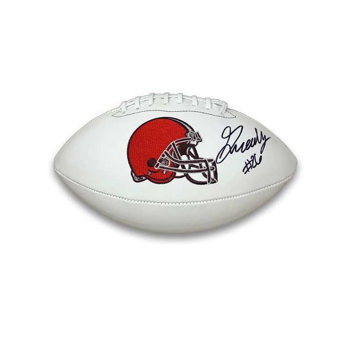 Greedy Williams Signed Cleveland Browns White Logo Football