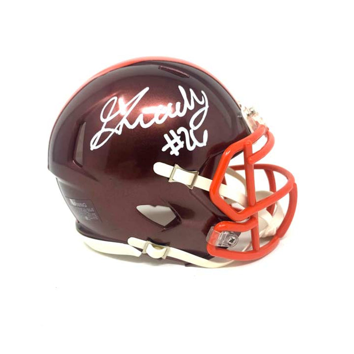 Greedy Williams Signed Cleveland Browns FLASH Mini Helmet