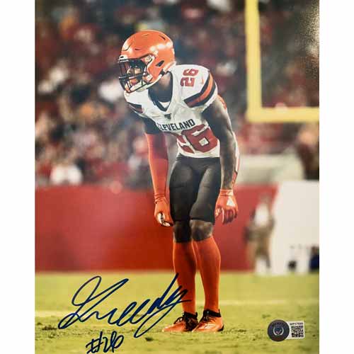 Greedy Williams Signed Ready in White 8x10 Photo