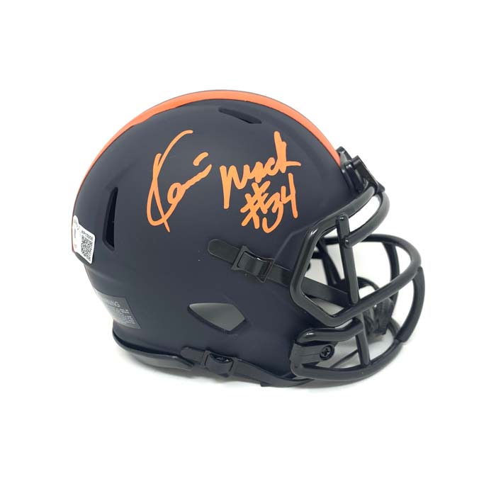 Kevin Mack Signed Cleveland Browns Eclipse Mini Helmet