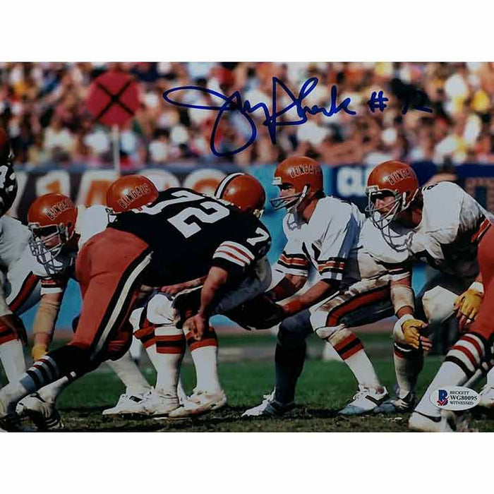Jerry Sherk Signed Vs Bengals 8x10 Photo