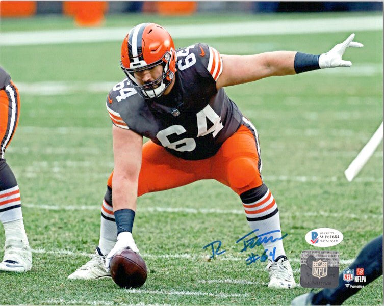 JC Tretter Signed Ready in Brown 8x10 Photo