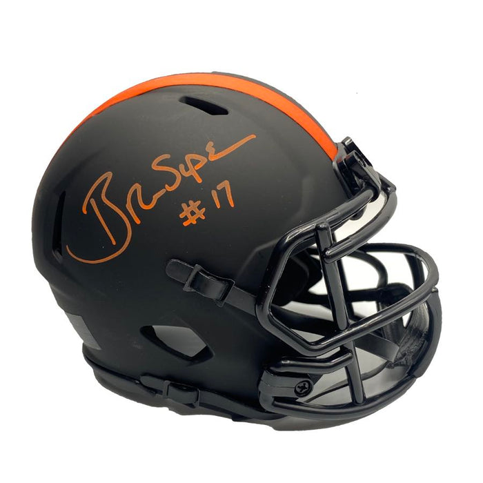 Brian Sipe Signed Cleveland Browns Eclipse Mini Helmet